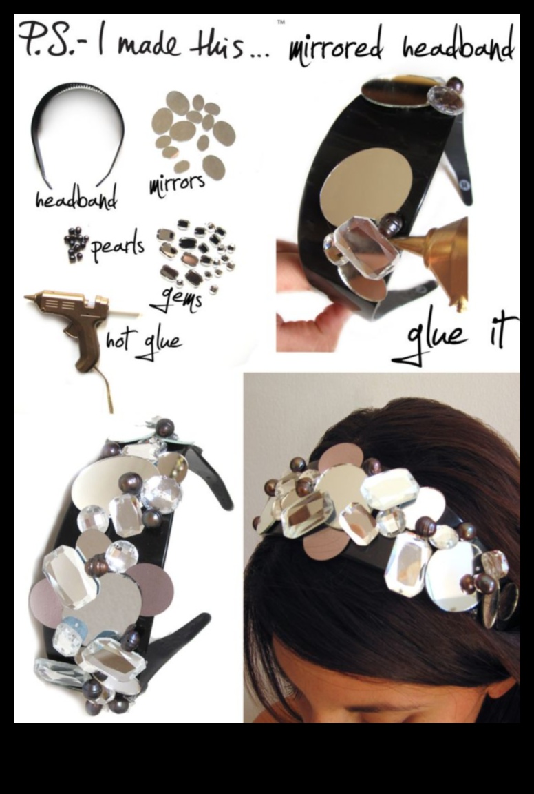 10 אביזרים מעוטרים בעשה זאת בעצמך למראה שיקי 1 אלגנטיות מעוטרת: אביזרי עשה זאת בעצמך עם פאייטים ואבני חן