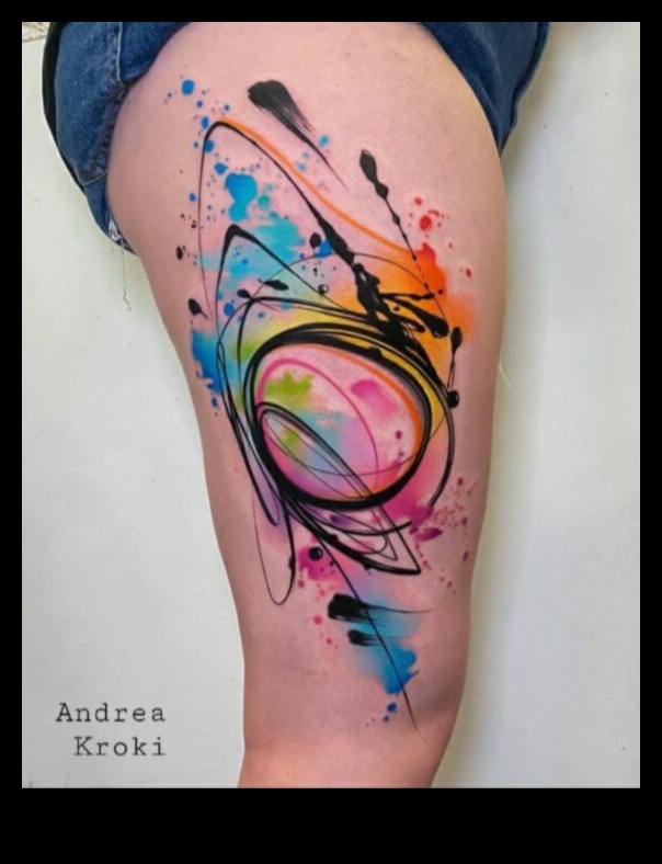 שפריצים אמנותיים גלה את היופי התוסס של קעקועים בצבעי מים 4 התזות אמנותיות: גלה את היופי של קעקועים בצבעי מים