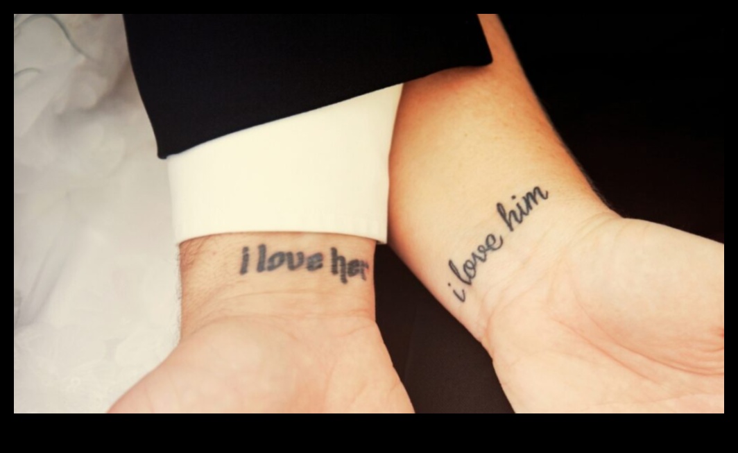 מקושרים לכל החיים: קעקועים זוגיים יוצרים שטיח של אהבה נצחית