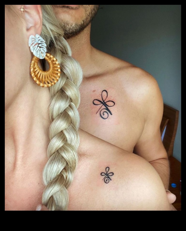 מקושרים לכל החיים: קעקועים זוגיים יוצרים שטיח של אהבה נצחית