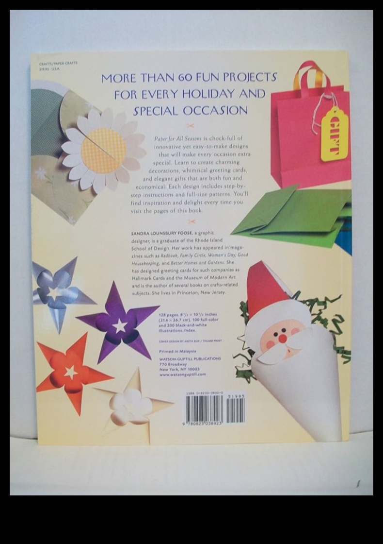 יצירת נייר לעונות השנה: יצירת תפאורה לכל עונות השנה