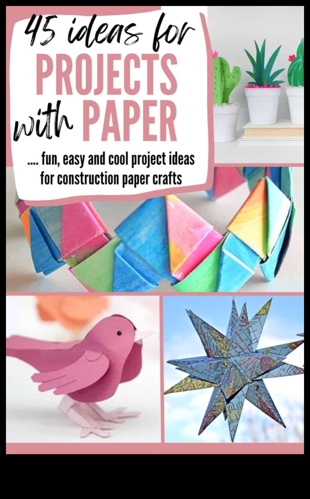 עבודות נייר בנייה פרויקטים מהנים וקלים לכל גיל 2 יצירה עם נייר בנייה: פרויקטים תוססים ורסטיליים