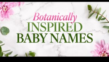 יופי בוטני: שמות תינוקות בהשראת פרחים לפריחה