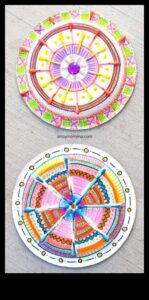 הפיתוי של מנדלות ניירות: יצירת יצירות אמנות מעגליות