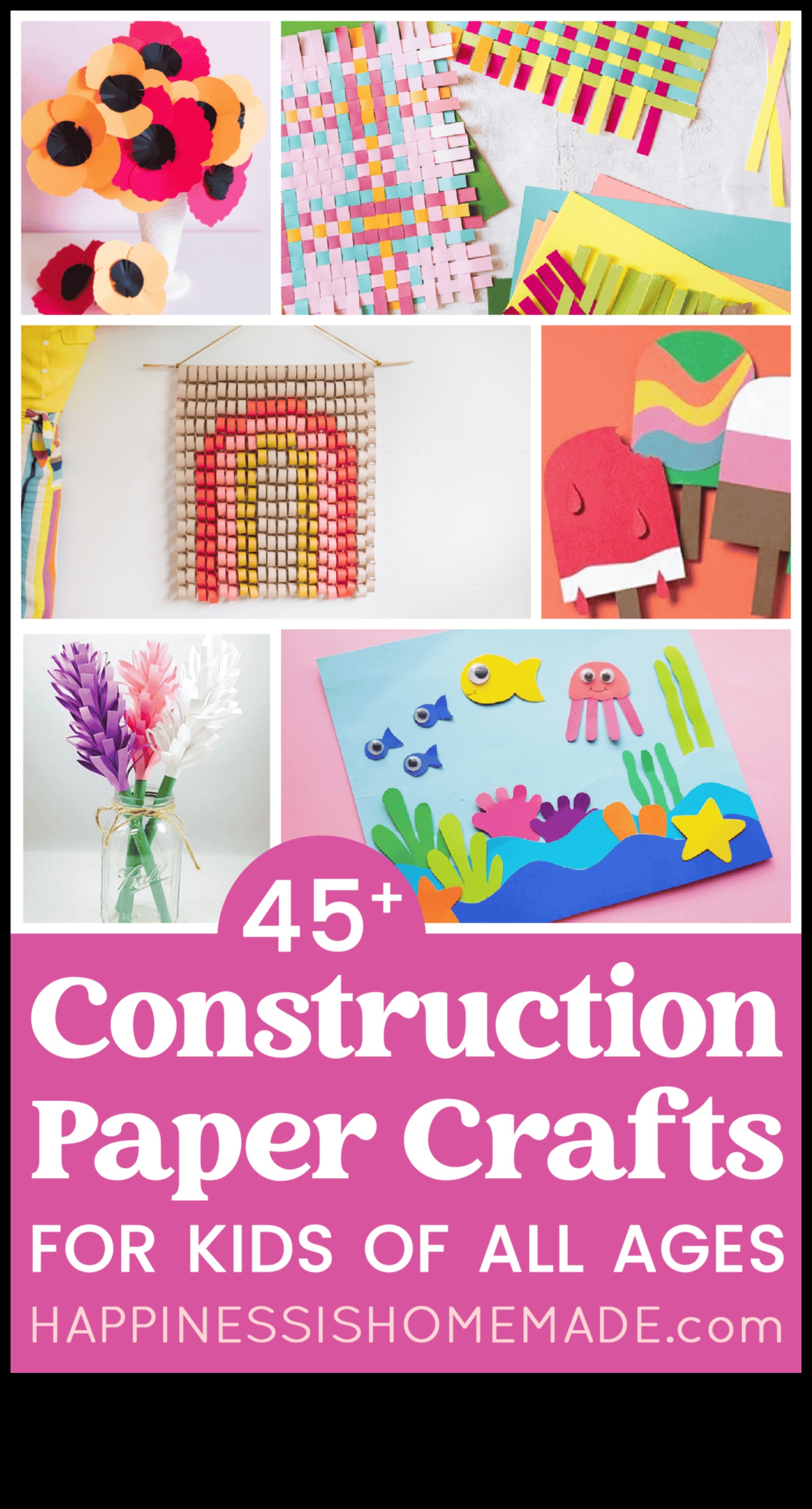 עבודות נייר בנייה פרויקטים מהנים וקלים לכל הגילאים 1 יצירה עם נייר בנייה: פרויקטים תוססים ורסטיליים