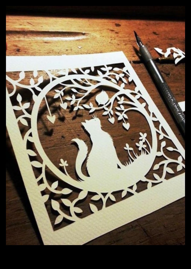 קיריגמי אמנות חיתוך הנייר 1 הקסם של קיריגמי: קיפול וחיתוך עבור יצירות תלת מימד