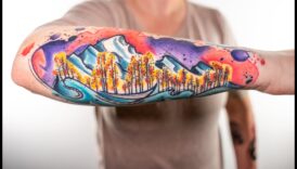 שפריצים אמנותיים גלה את הפלא הצבעוני של קעקועים בצבעי מים 2 התזות אמנותיות: גלה את היופי של קעקועים בצבעי מים